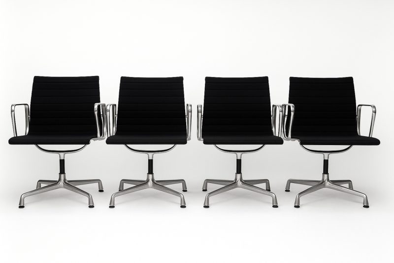 Eames EA 108 Chairs by Vitra Set of 4