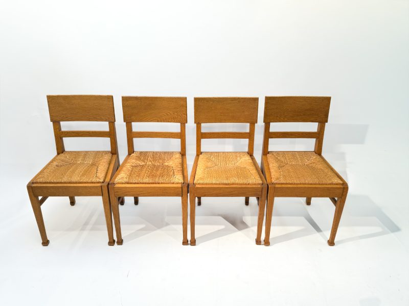Dutch Art Deco / Modernist set of chairs set of 4